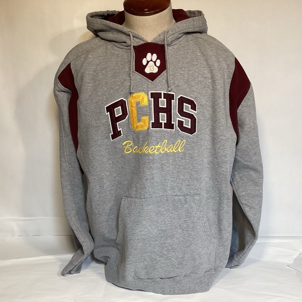 PCHS Basketball Hoodie Men’s XL Charles River Apparel classic hoodie